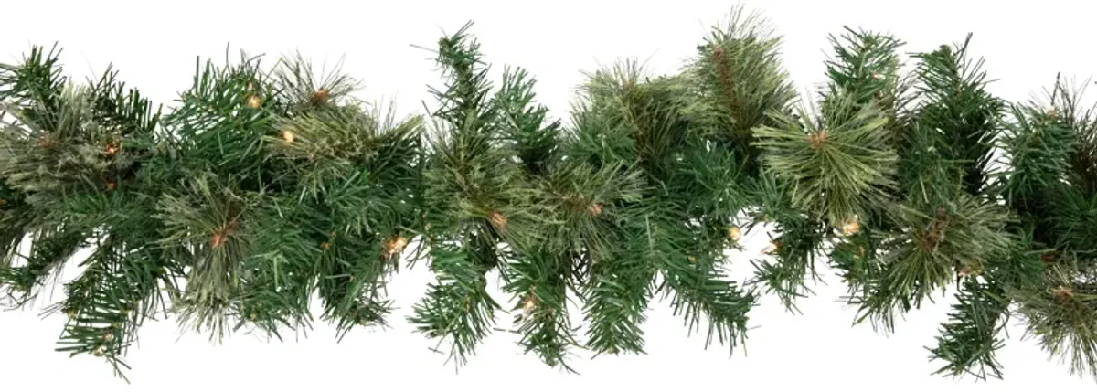 9' x 10" Pre-Lit Oregon Cashmere Pine Artificial Christmas Garland  Clear Lights