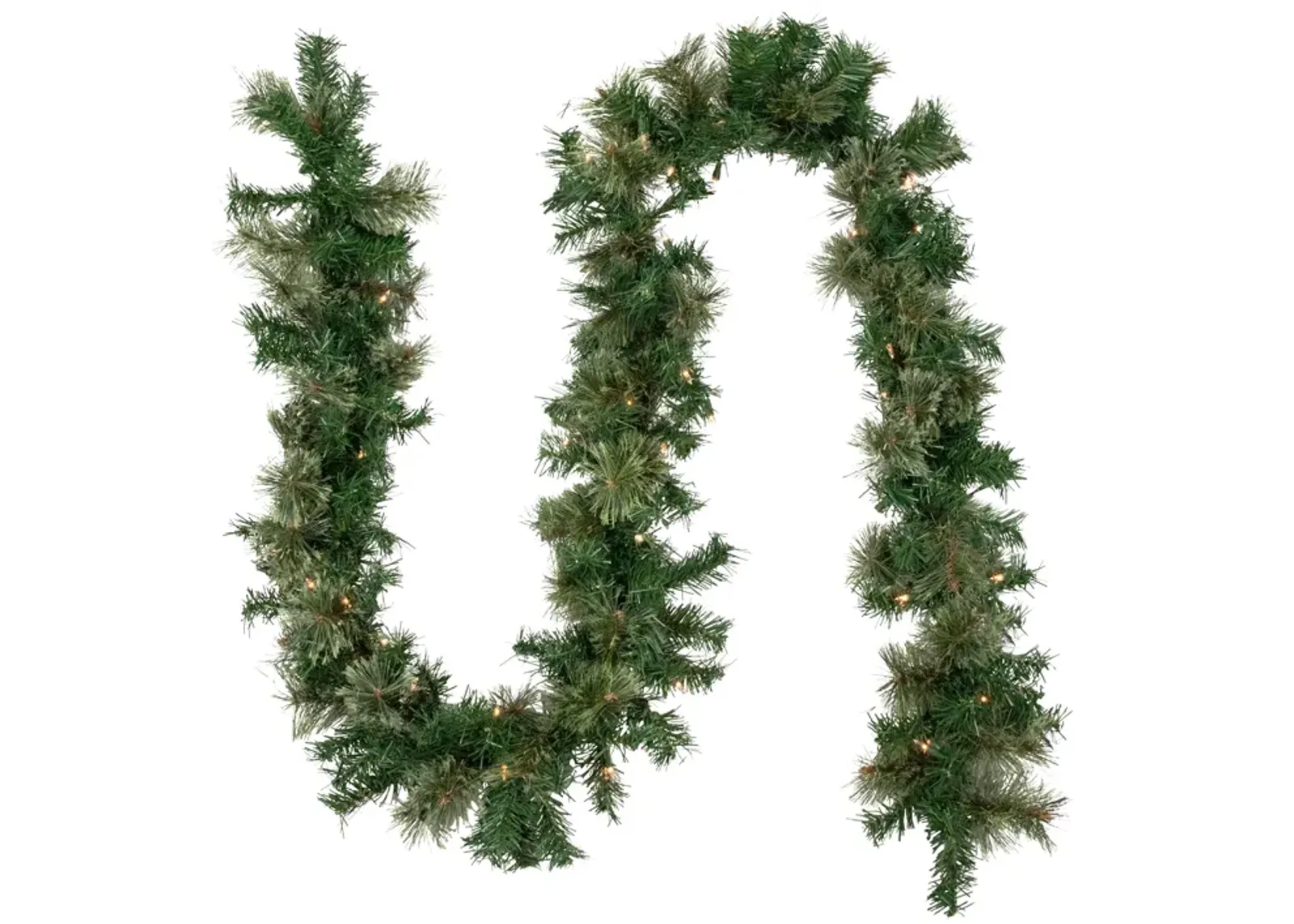 9' x 10" Pre-Lit Oregon Cashmere Pine Artificial Christmas Garland  Clear Lights