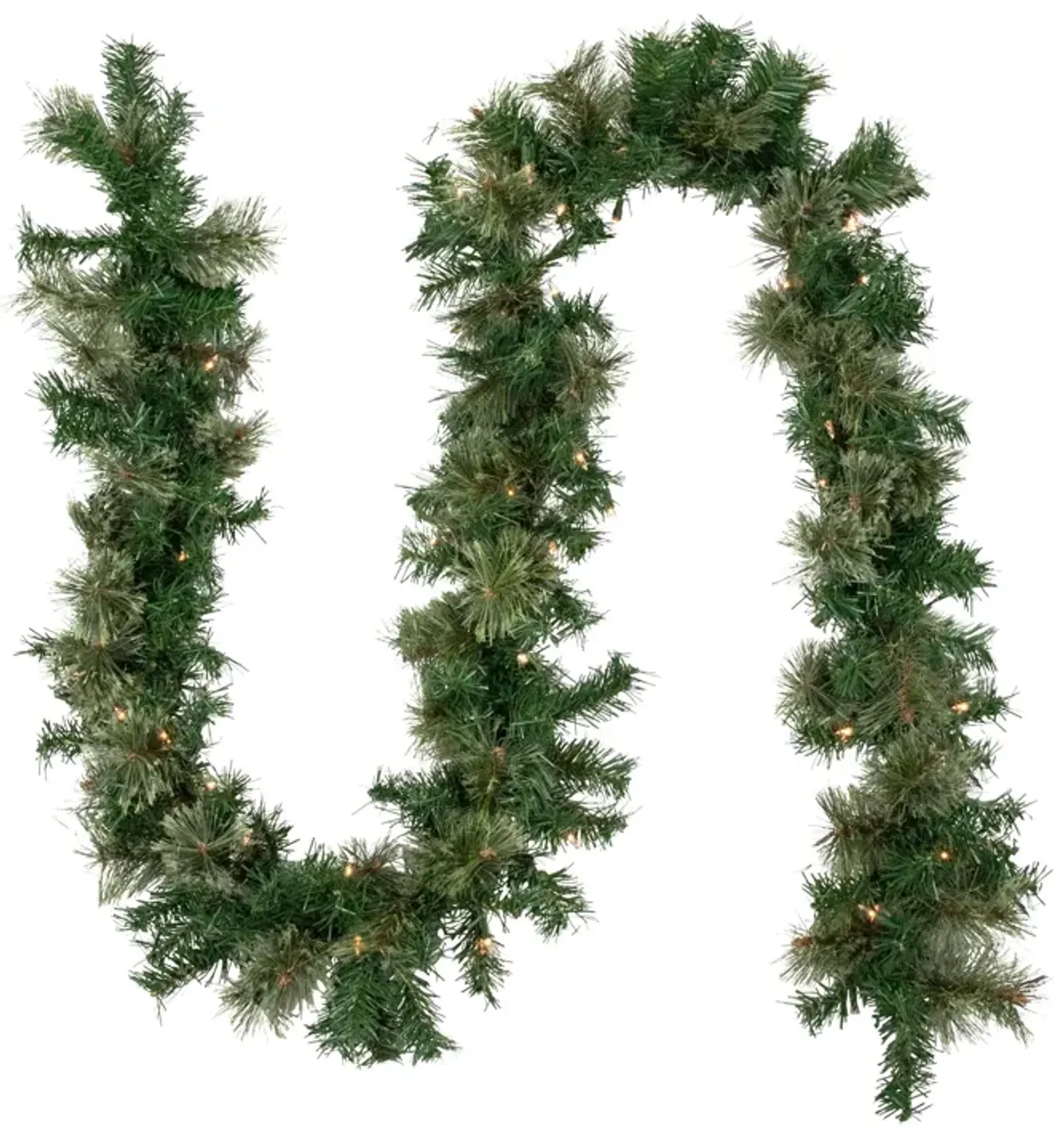 9' x 10" Pre-Lit Oregon Cashmere Pine Artificial Christmas Garland  Clear Lights