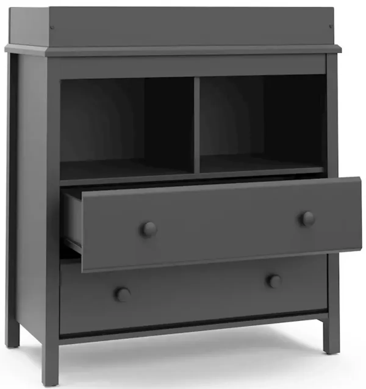 Storkcraft Alpine 2 Drawer Changing Table Chest (Gray)