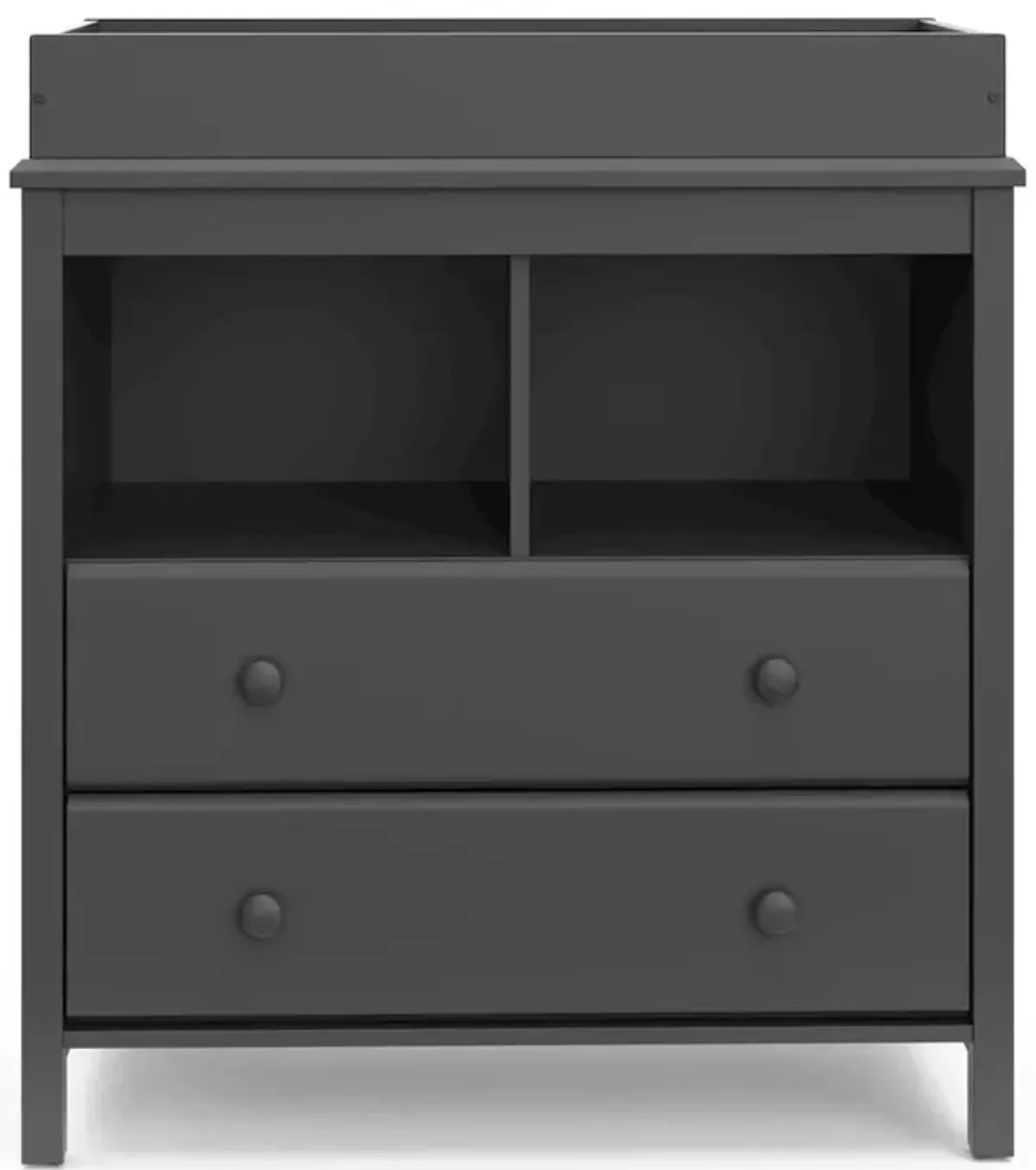 Storkcraft Alpine 2 Drawer Changing Table Chest (Gray)