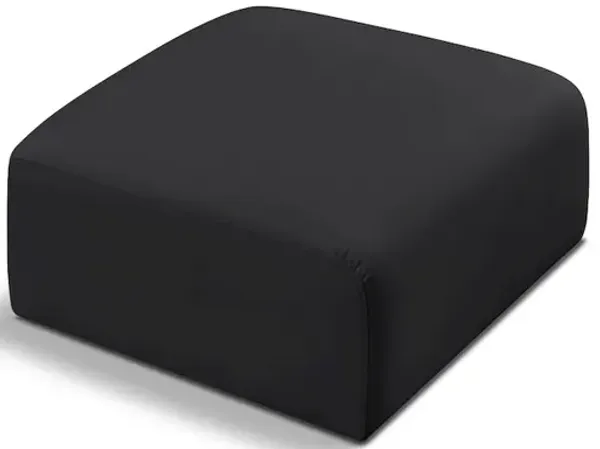 Meridian Furniture Arc Vegan Leather Ottoman