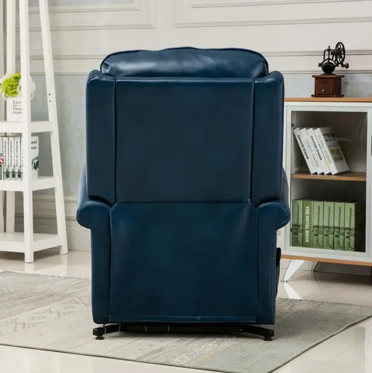 Comfort Pointe Lehman Navy Blue Traditional Lift Chair