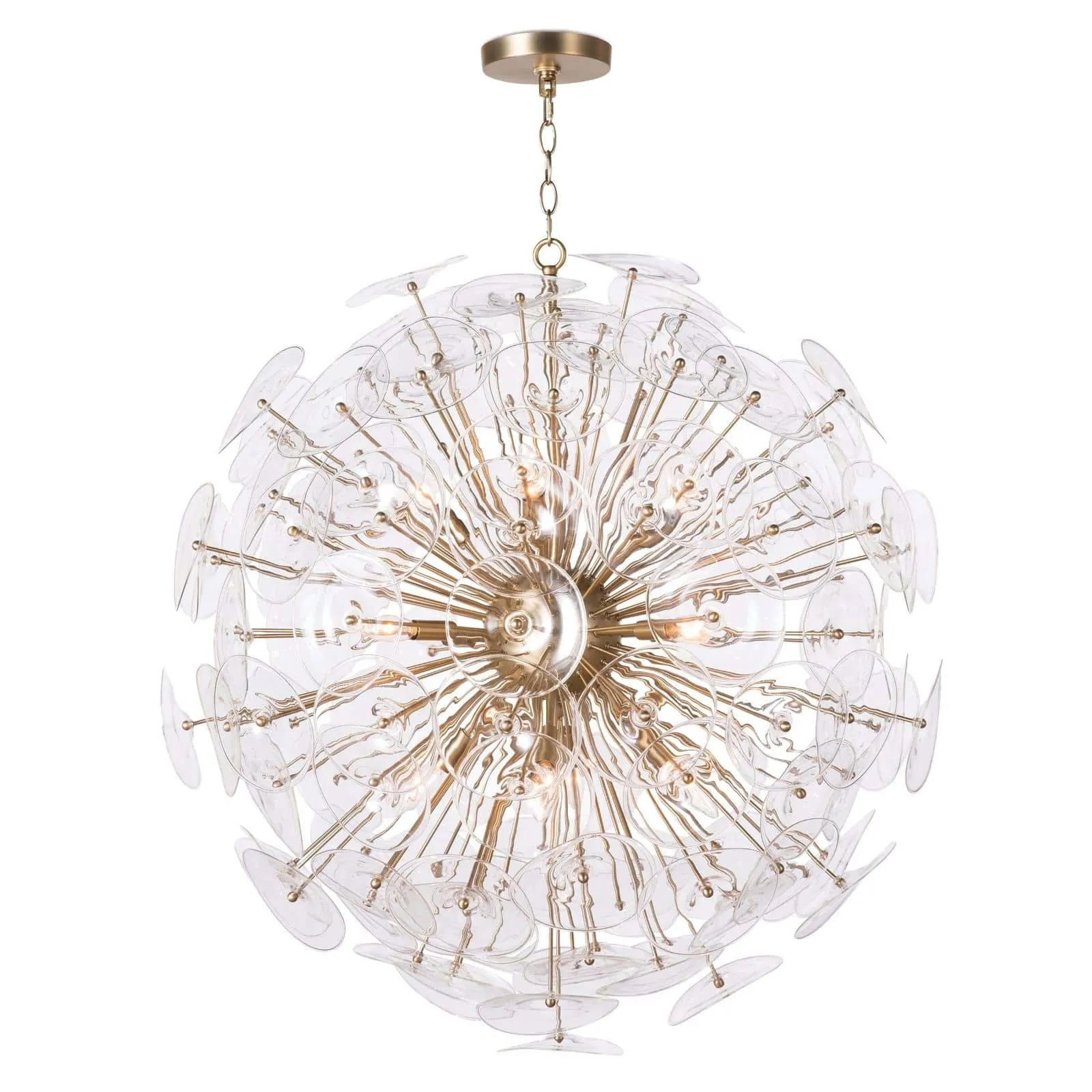 Poppy Glass Chandelier Large