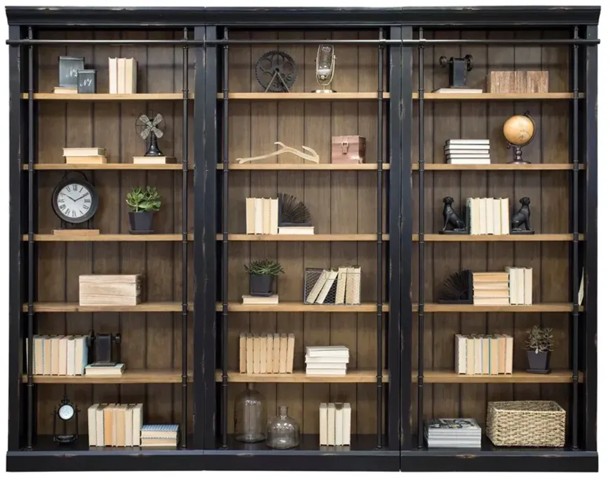 Three Bookcase with Ladder