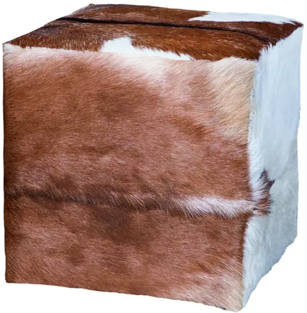 Goat Hide Ottoman
