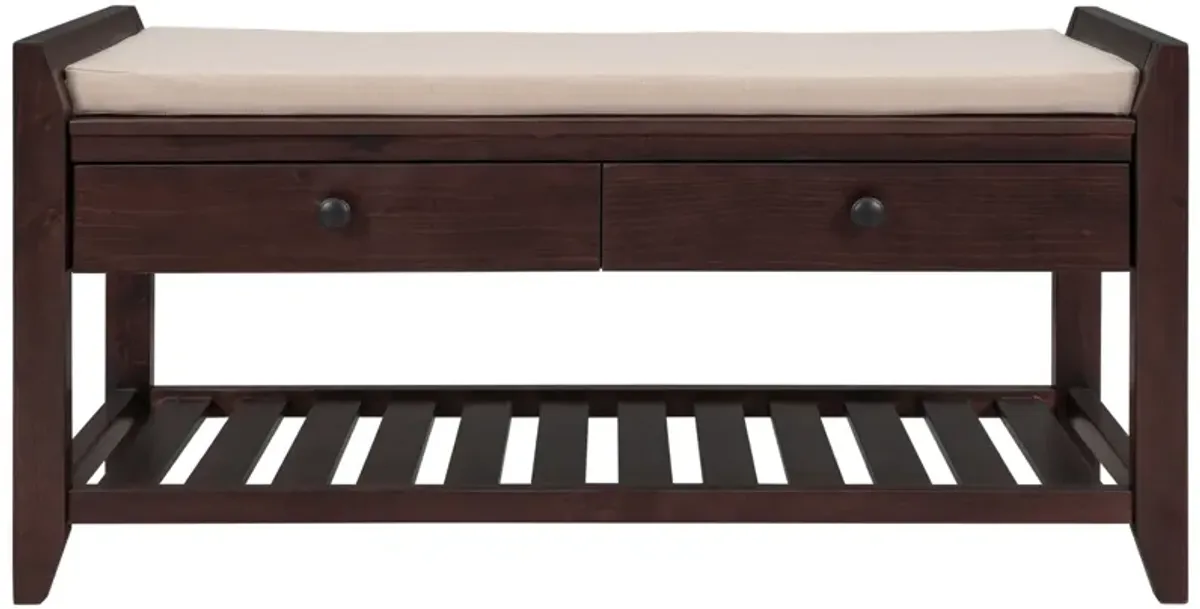 Merax Multipurpose Entryway Storage Bench