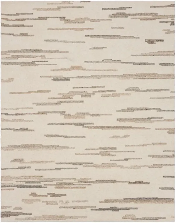 Forsyth Park Oyster Creek Ivory Beige 9'x12' Rug