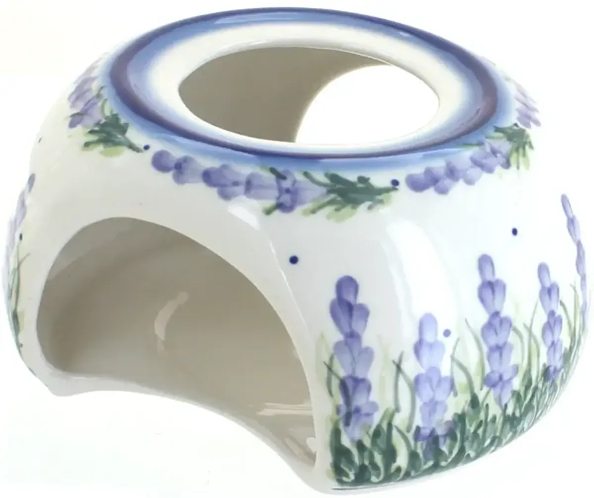 Blue Rose Polish Pottery Forget Me Not Teapot Warmer