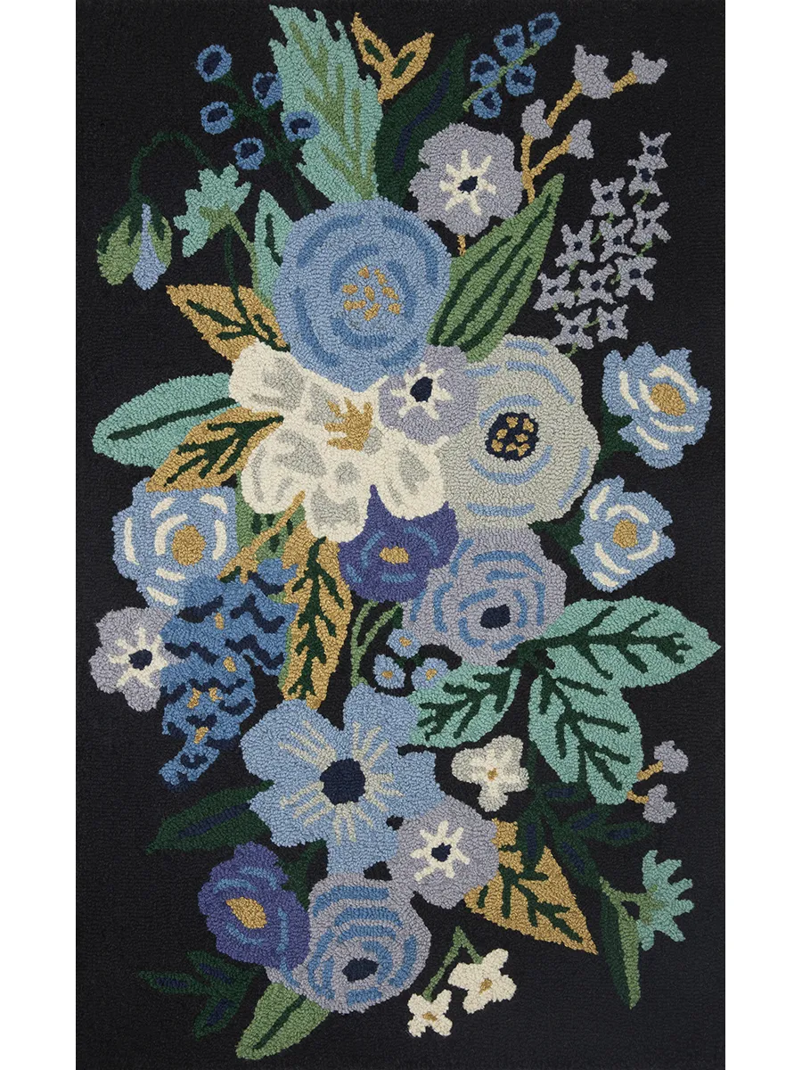 Minnie MIN08 Black 2'3" x 3'9" Rug