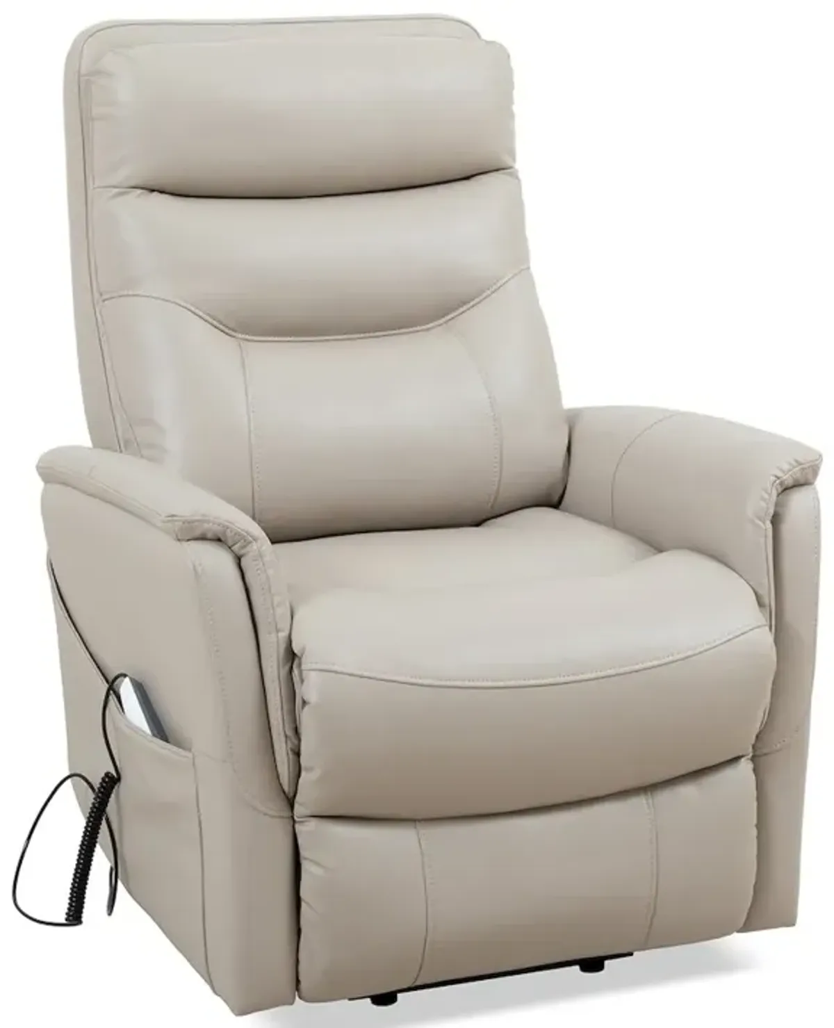 Parker Living Softy Ivory Power Lift Recliner with Articulating Headrest
