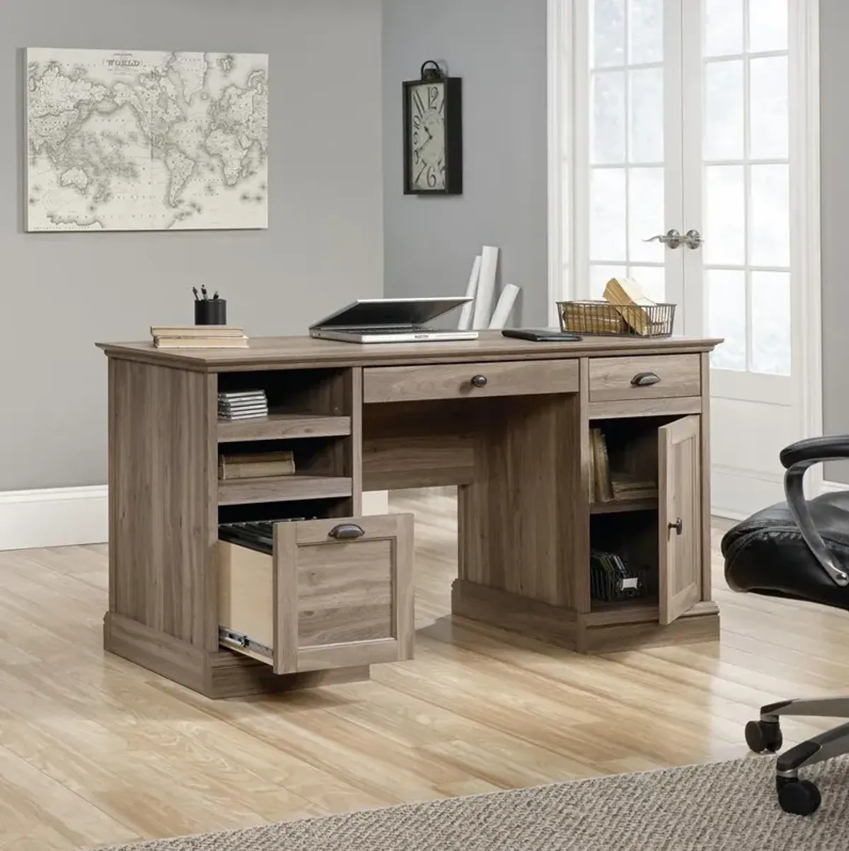 Sauder Barrister Lane Executive Desk Sao  A2