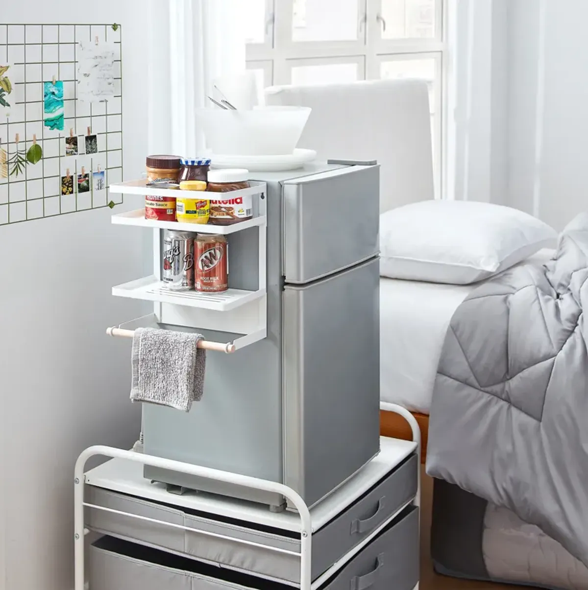 Suprima� Magnetic Fridge Organizer Shelves