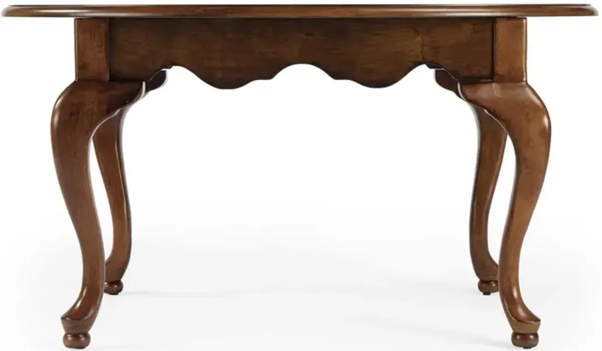 Butler Specialty Grace Oval 4 Legs Coffee Table, Medium Brown