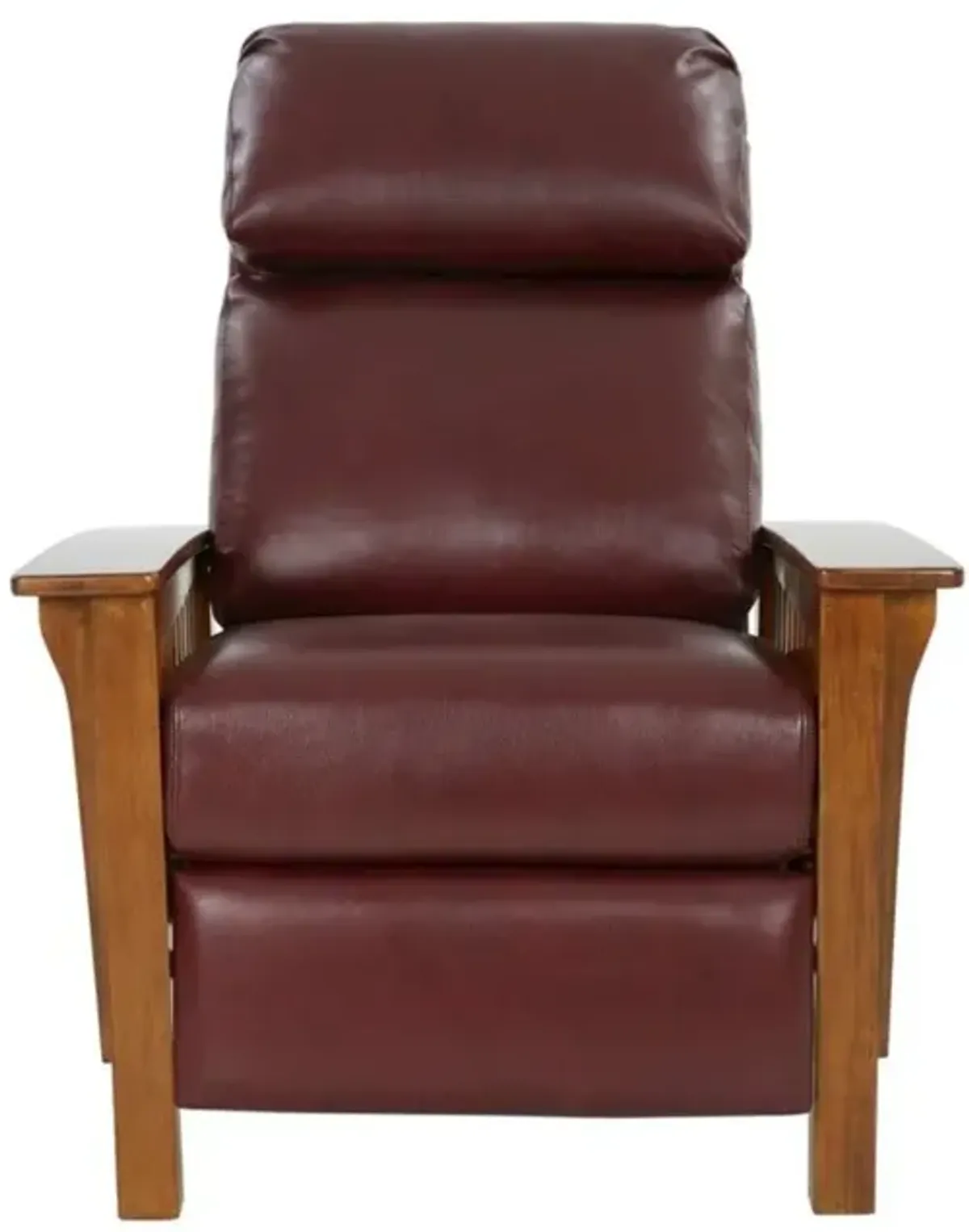 Barcalounger Mission Recliner, Marisol Cabernet / All Leather