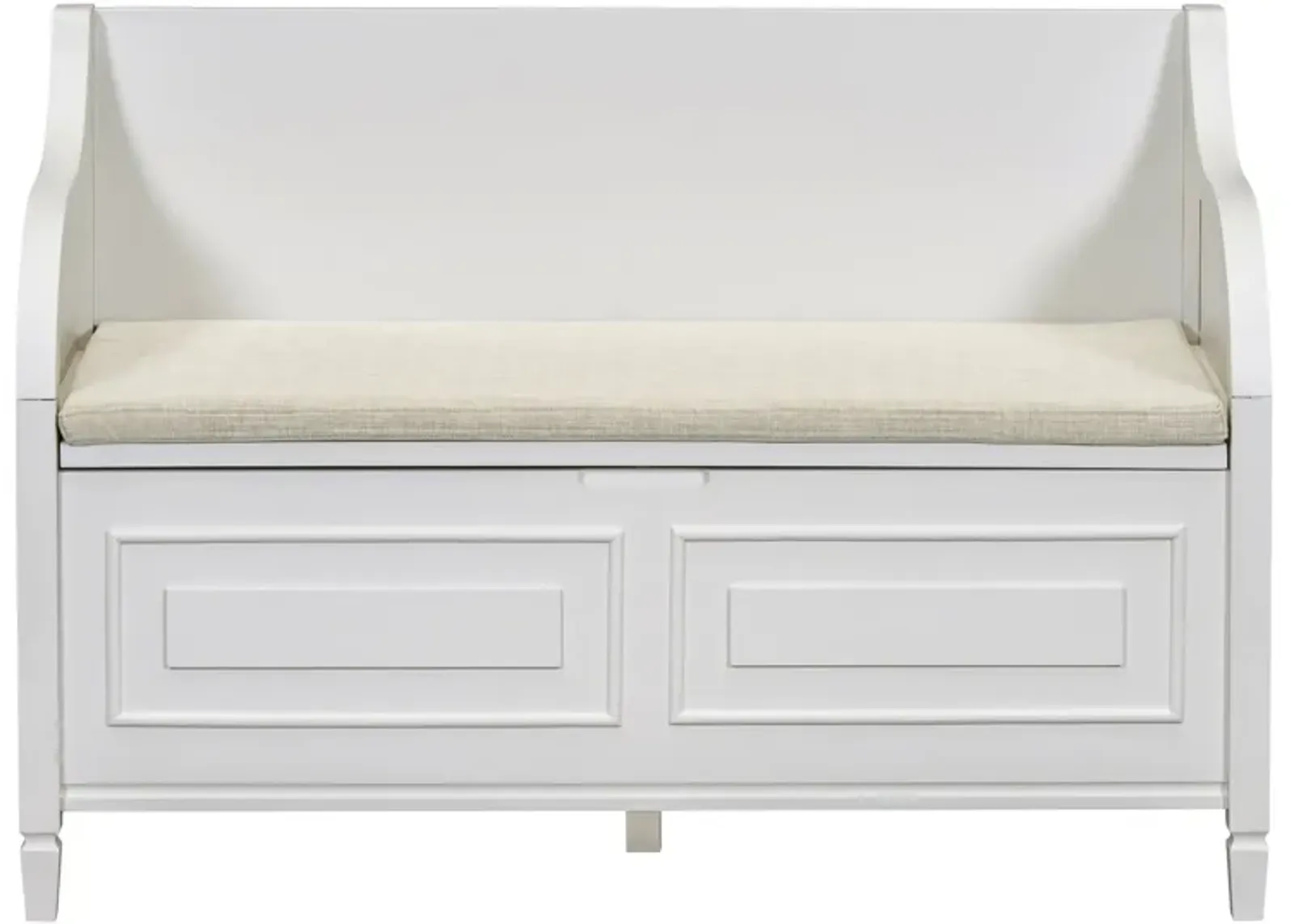 Merax Multifunctional Storage Bench with Safety Hinge