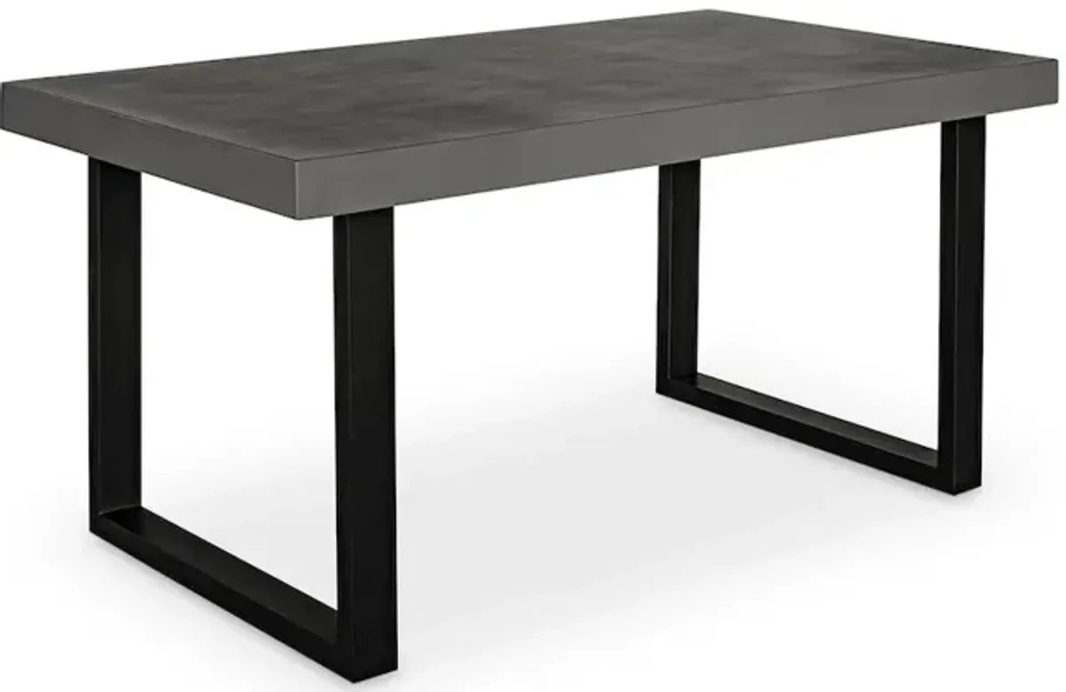 Moe’s Jedrik Small Outdoor Dining Table Dark Grey