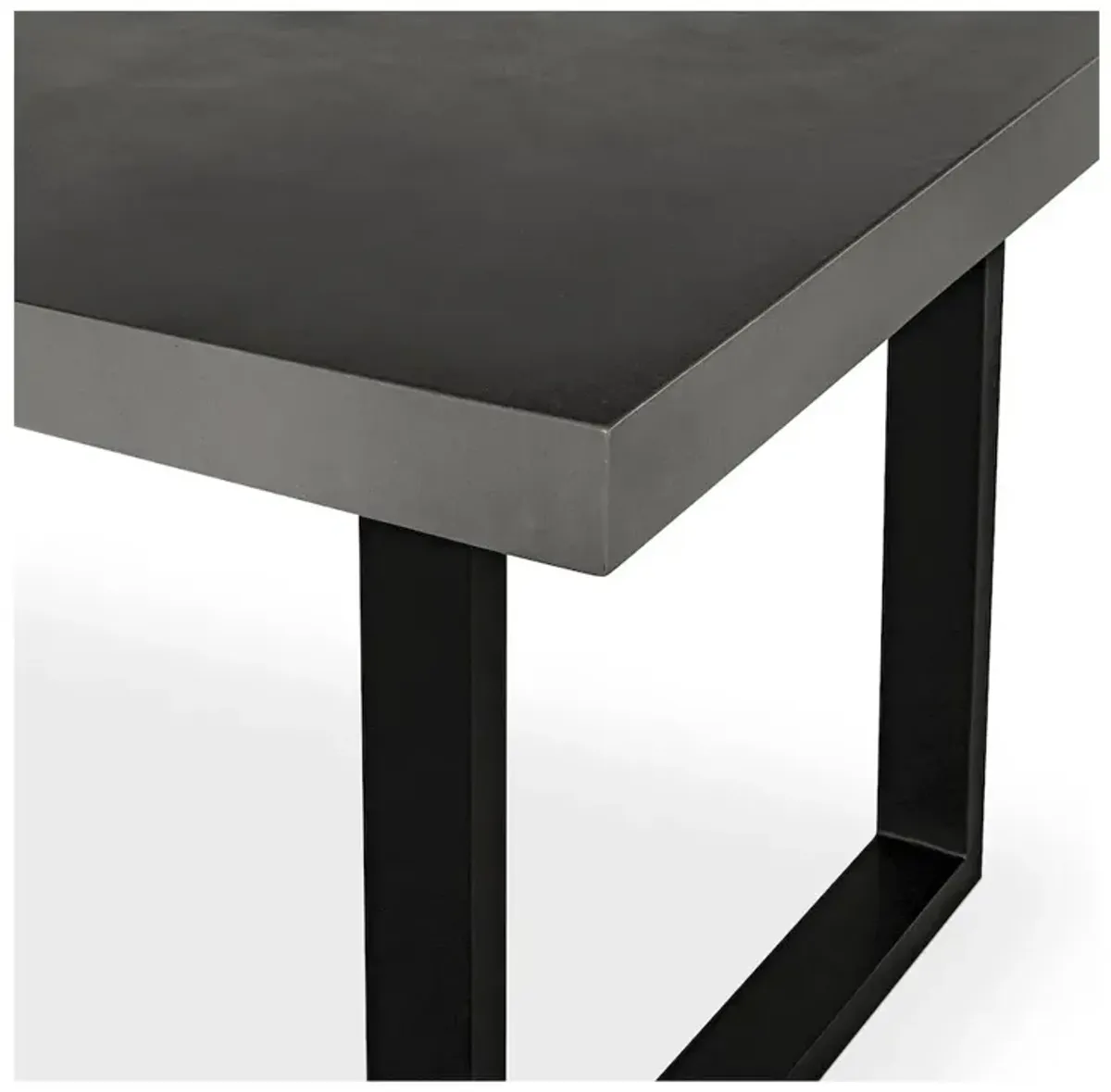 Moe’s Jedrik Small Outdoor Dining Table Dark Grey