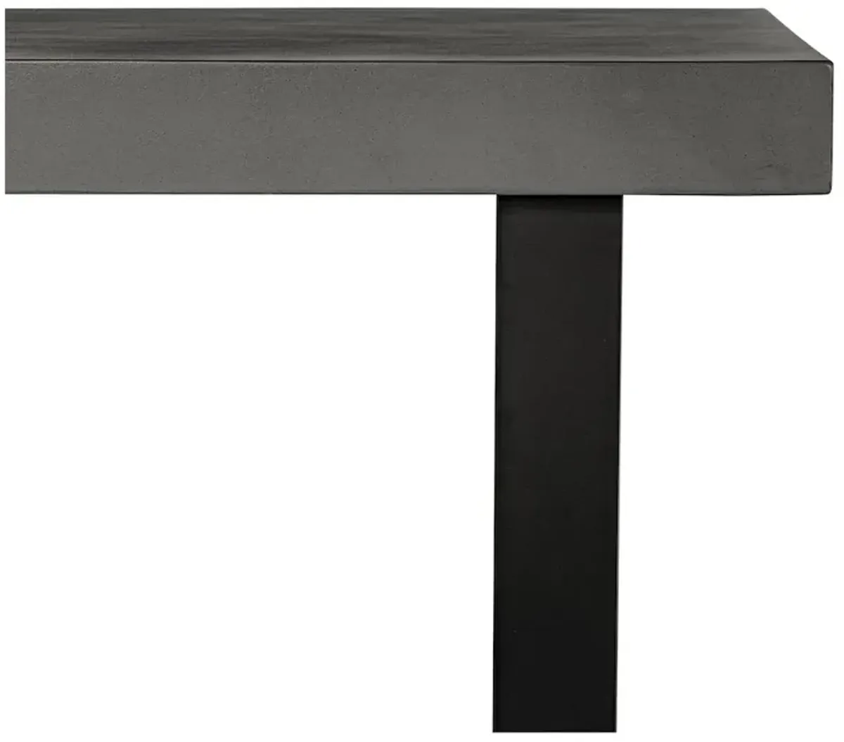 Moe’s Jedrik Small Outdoor Dining Table Dark Grey