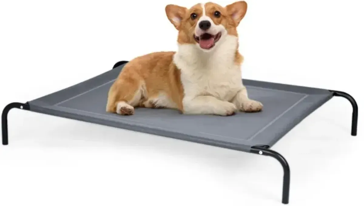 Hivvago Elevated Pet Bed for Large Dogs