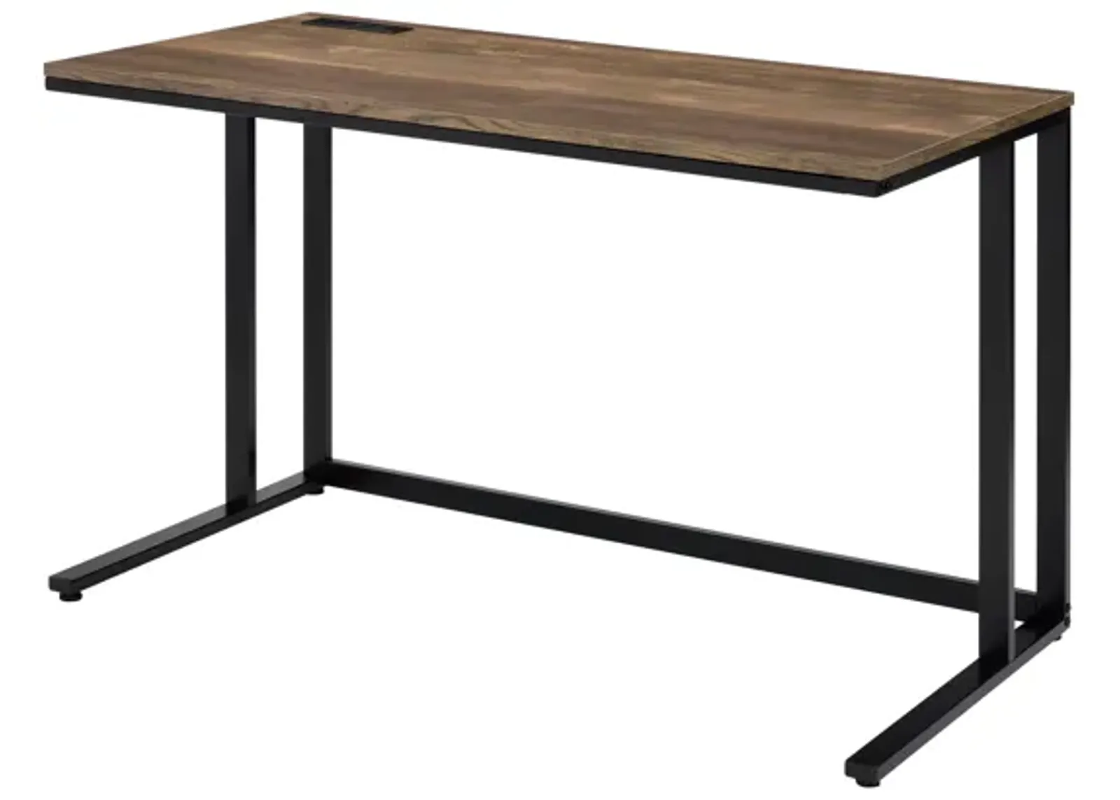 ACME Tyrese Writing Desk w/USB, Walnut & Black Finish