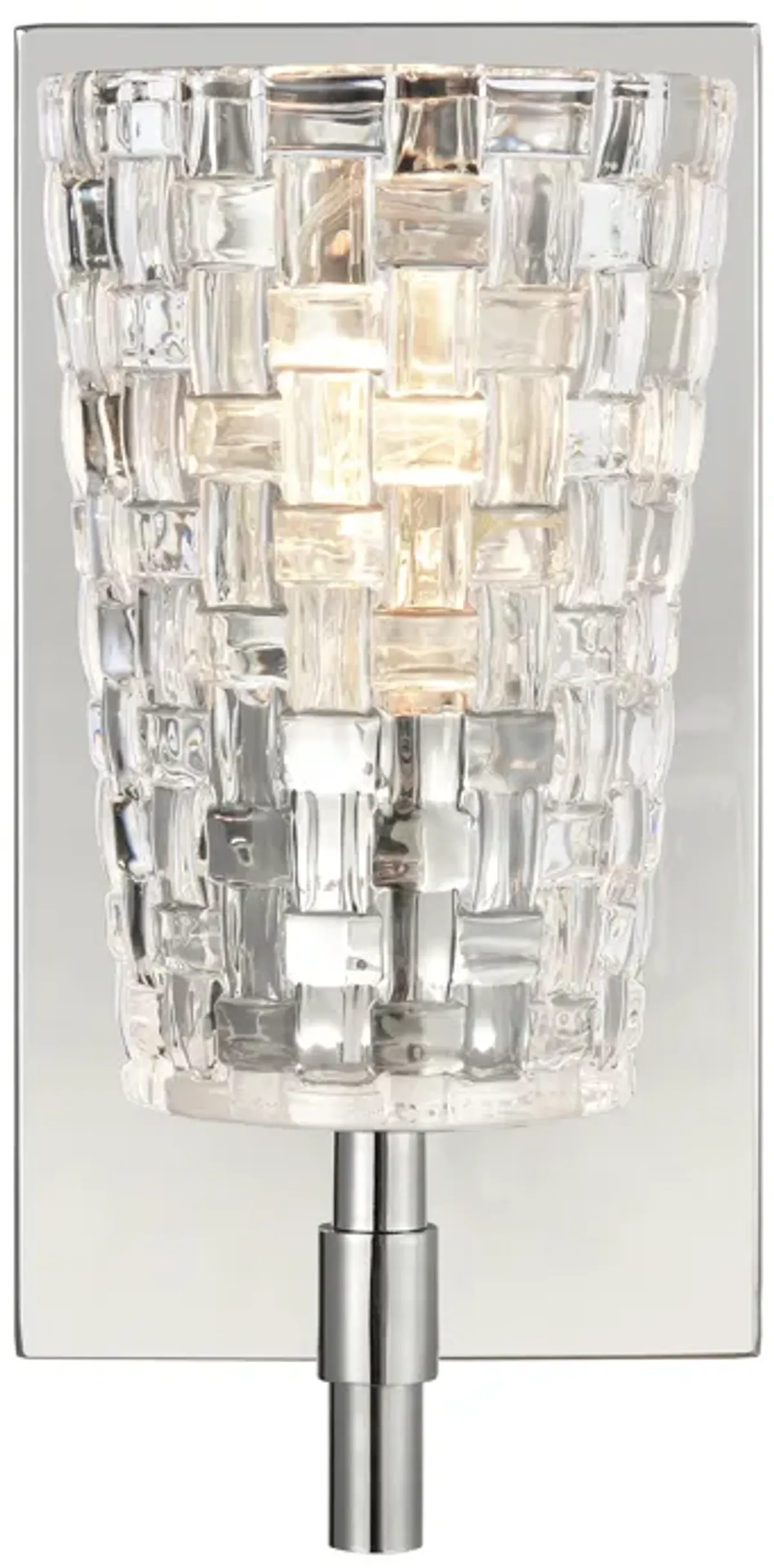 Lightweave 4.75'' Silver Wide 1-Light Sconce