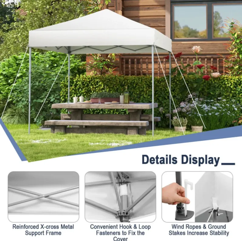 Outdoor Pop-up Canopy Tent with UPF 50+ Sun Protection