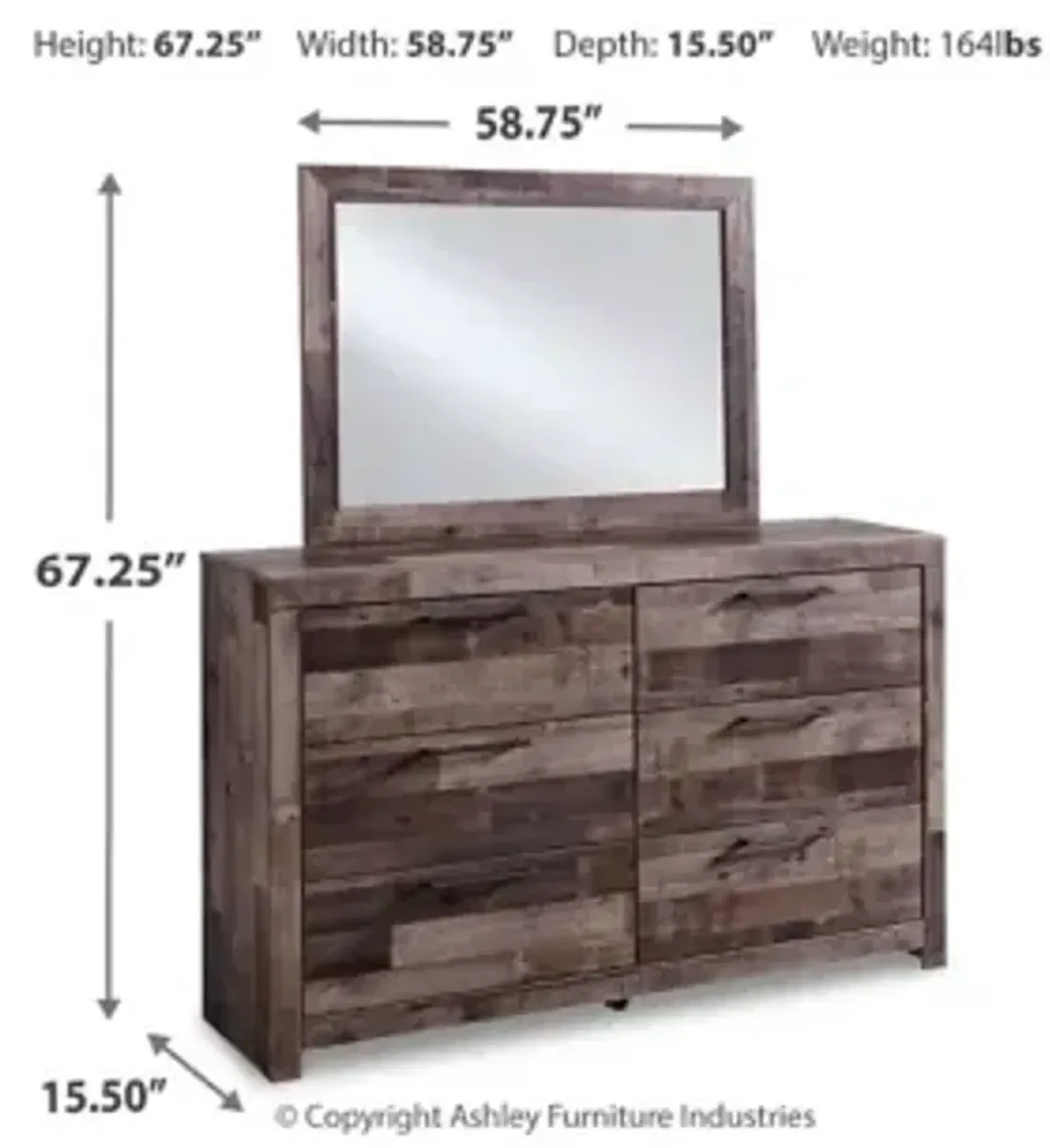 Derekson Dresser and Mirror