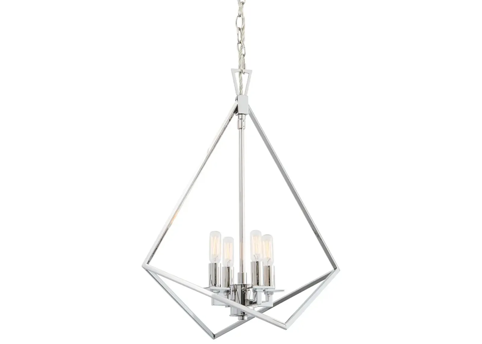 Trapezoid Cage Chandelier