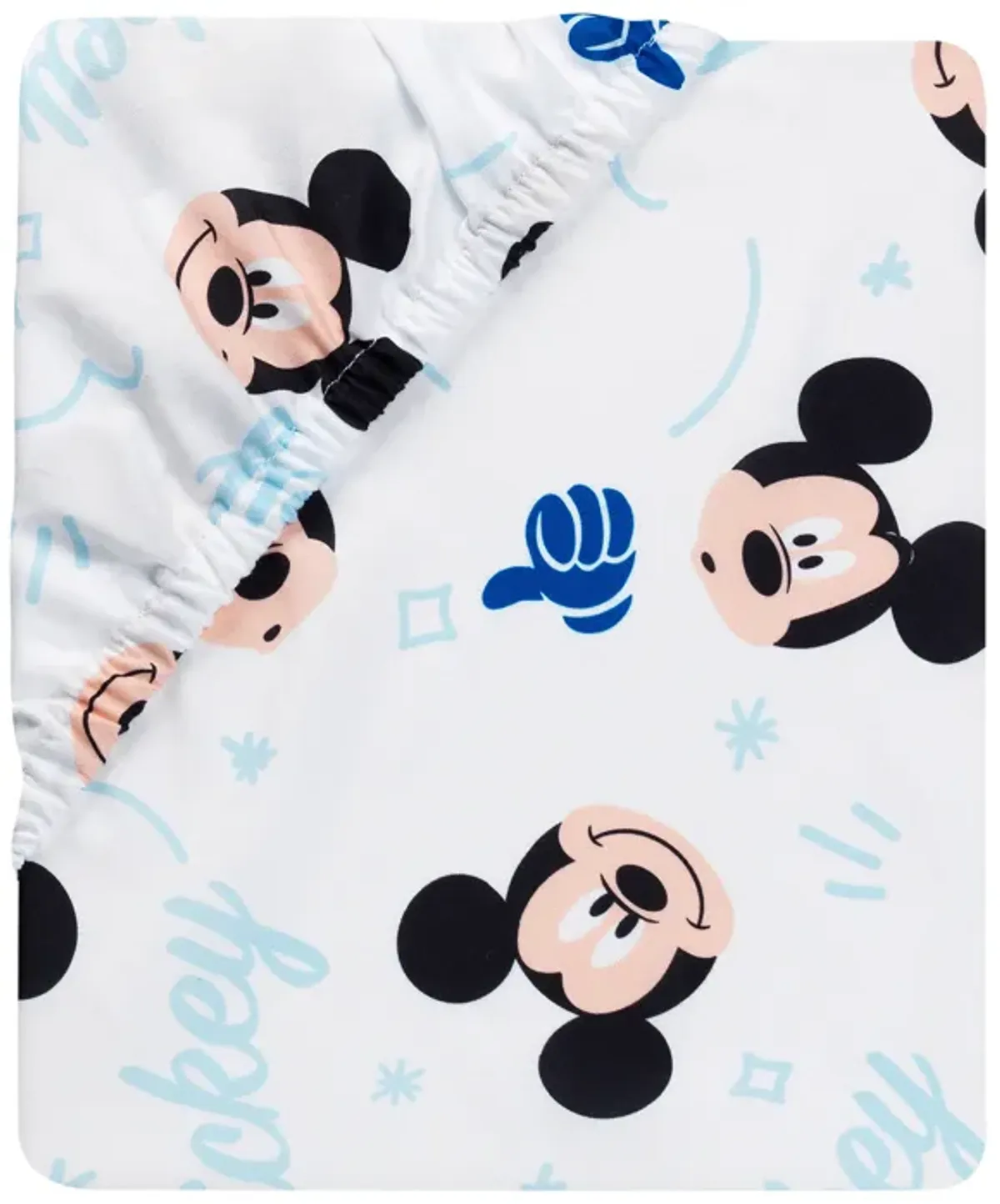 Lambs & Ivy Disney Baby Forever Mickey Mouse 3-Piece Blue Crib Bedding Set