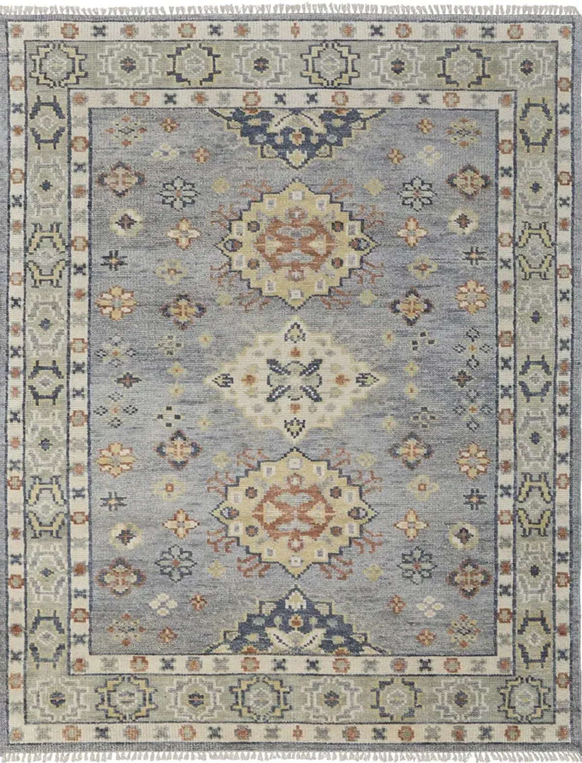 Fillmore 69CIF 2' x 3' Blue/Taupe/Gray Rug