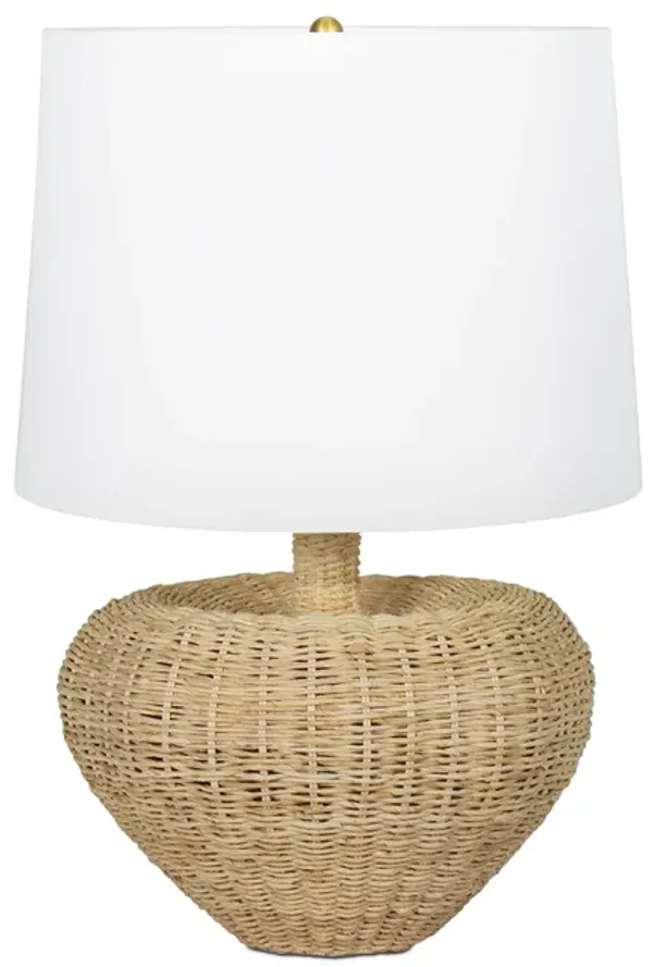 Avery Rattan Table Lamp