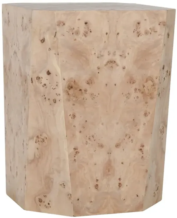 Avena Burl End Table