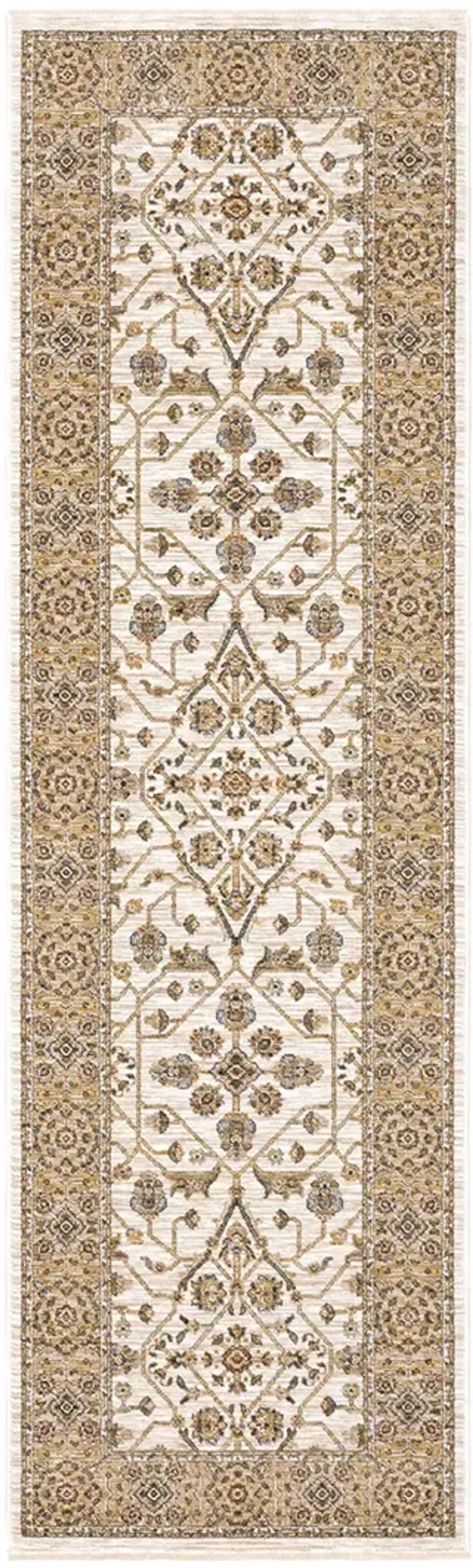 Maharaja 2'3" x 7'6" Ivory Rug