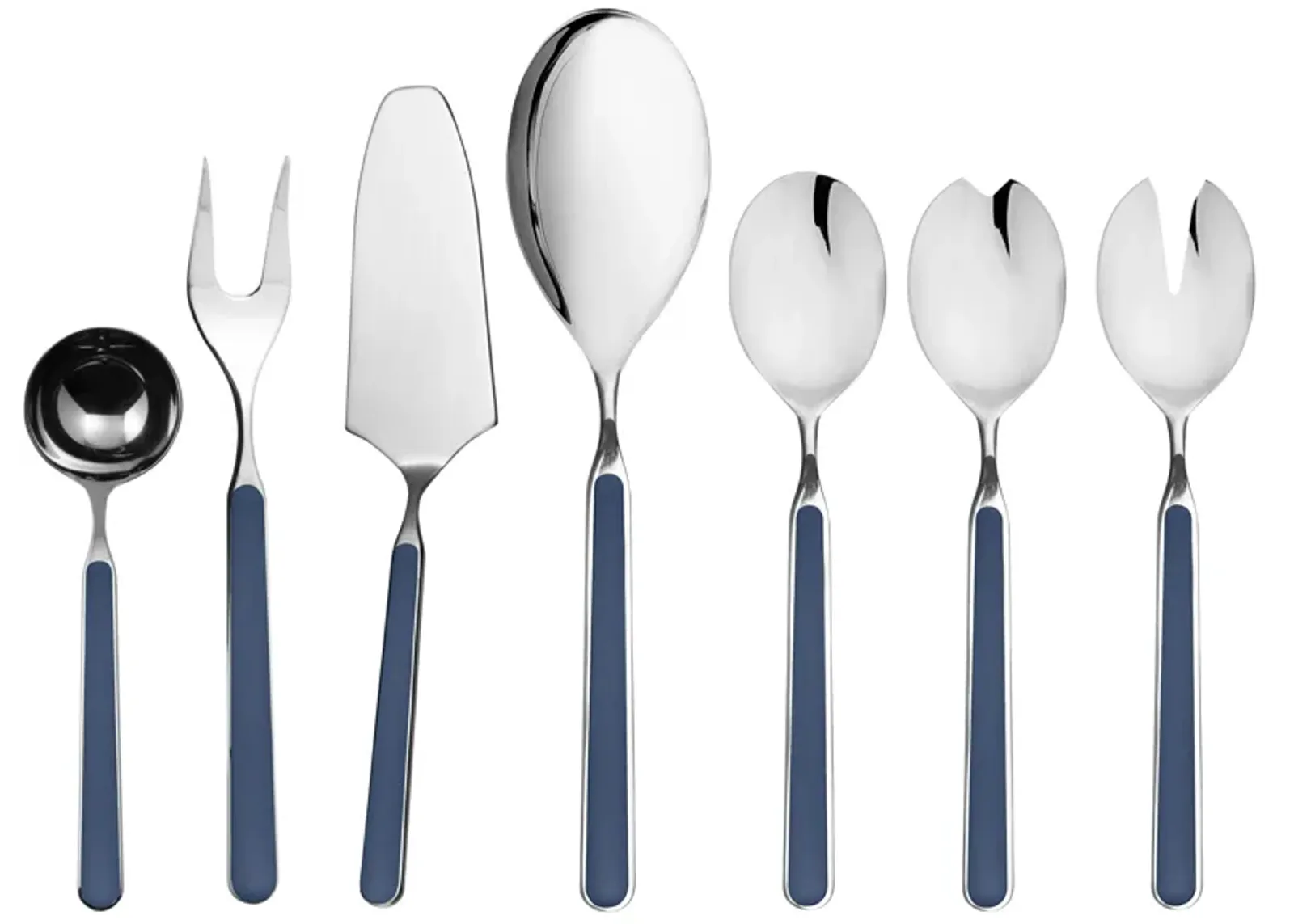 Fantasia 7-Piece Serving Set in Cobalt