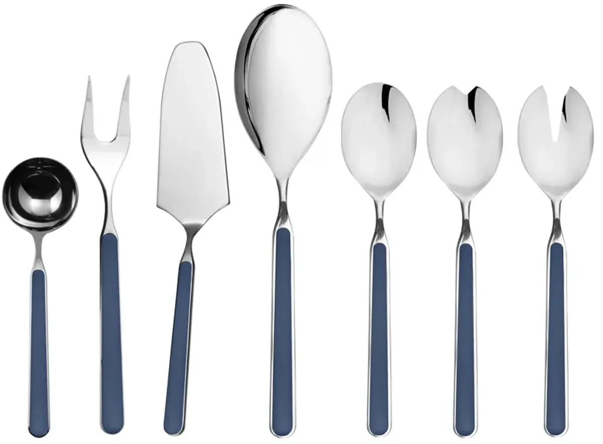 Fantasia 7-Piece Serving Set in Cobalt