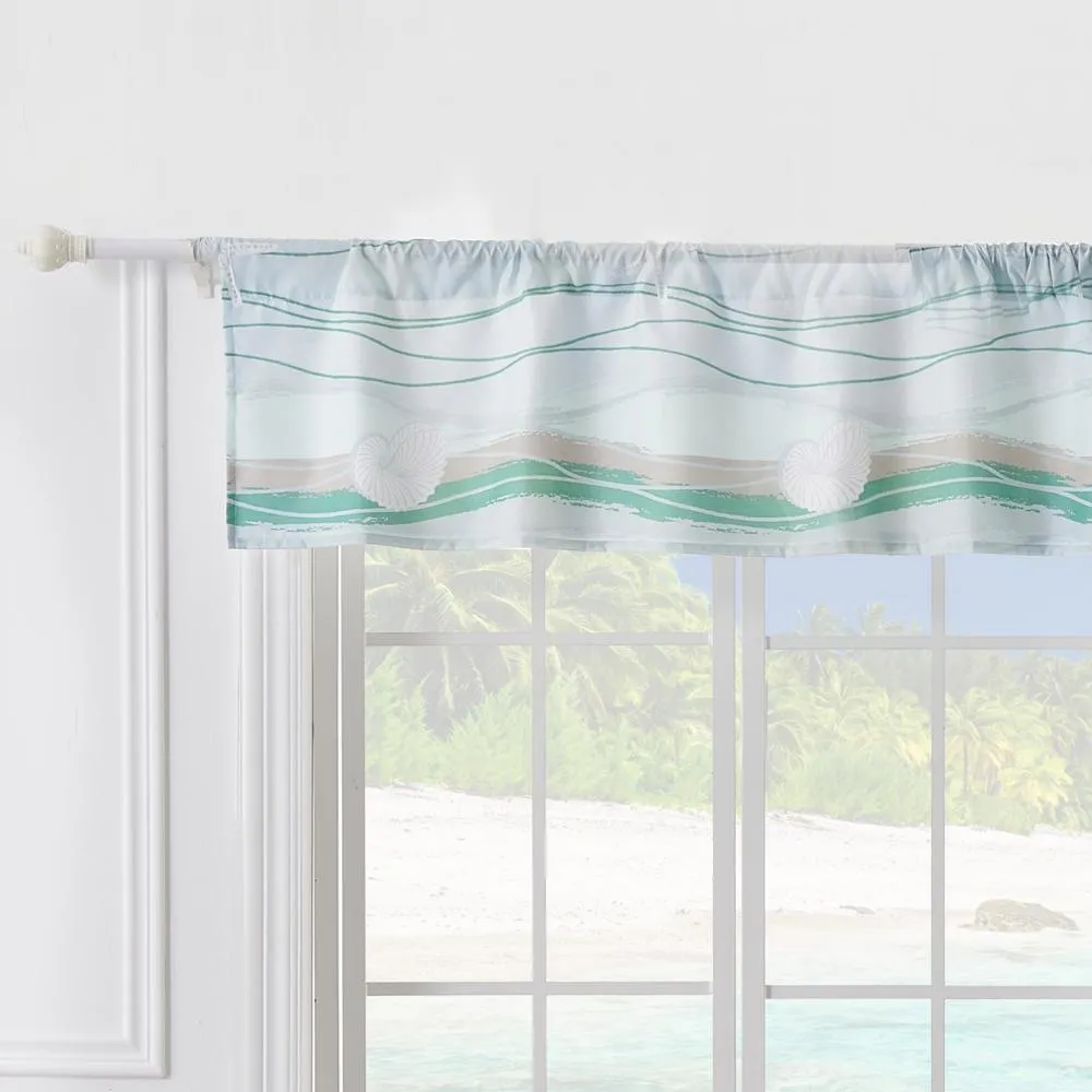 Greenland Home Maui Window Valance - 60x16", Mulitcolor