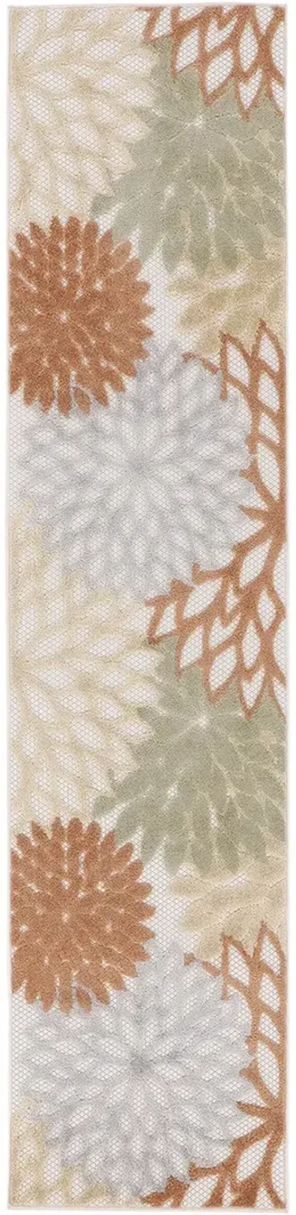 Aloha ALH05 Ivory/Multicolor 2' x 6' Rug