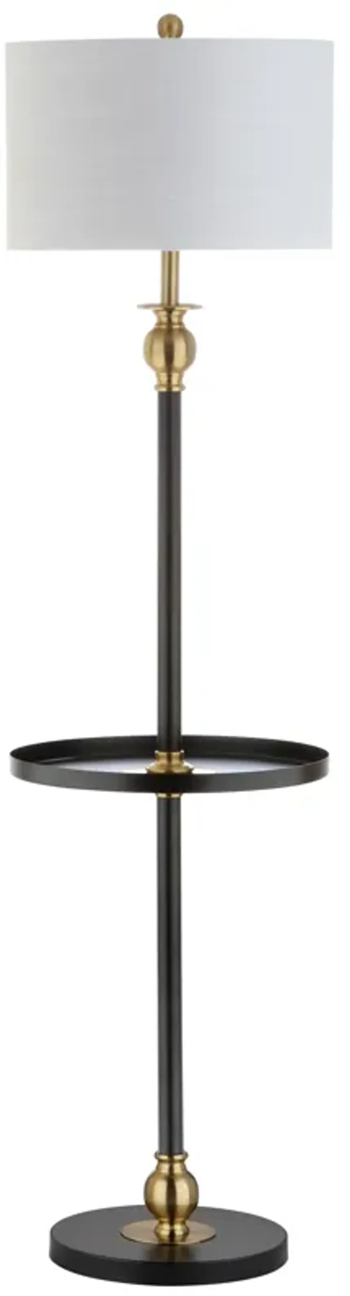 Evans Metal LED End Table Floor Lamp