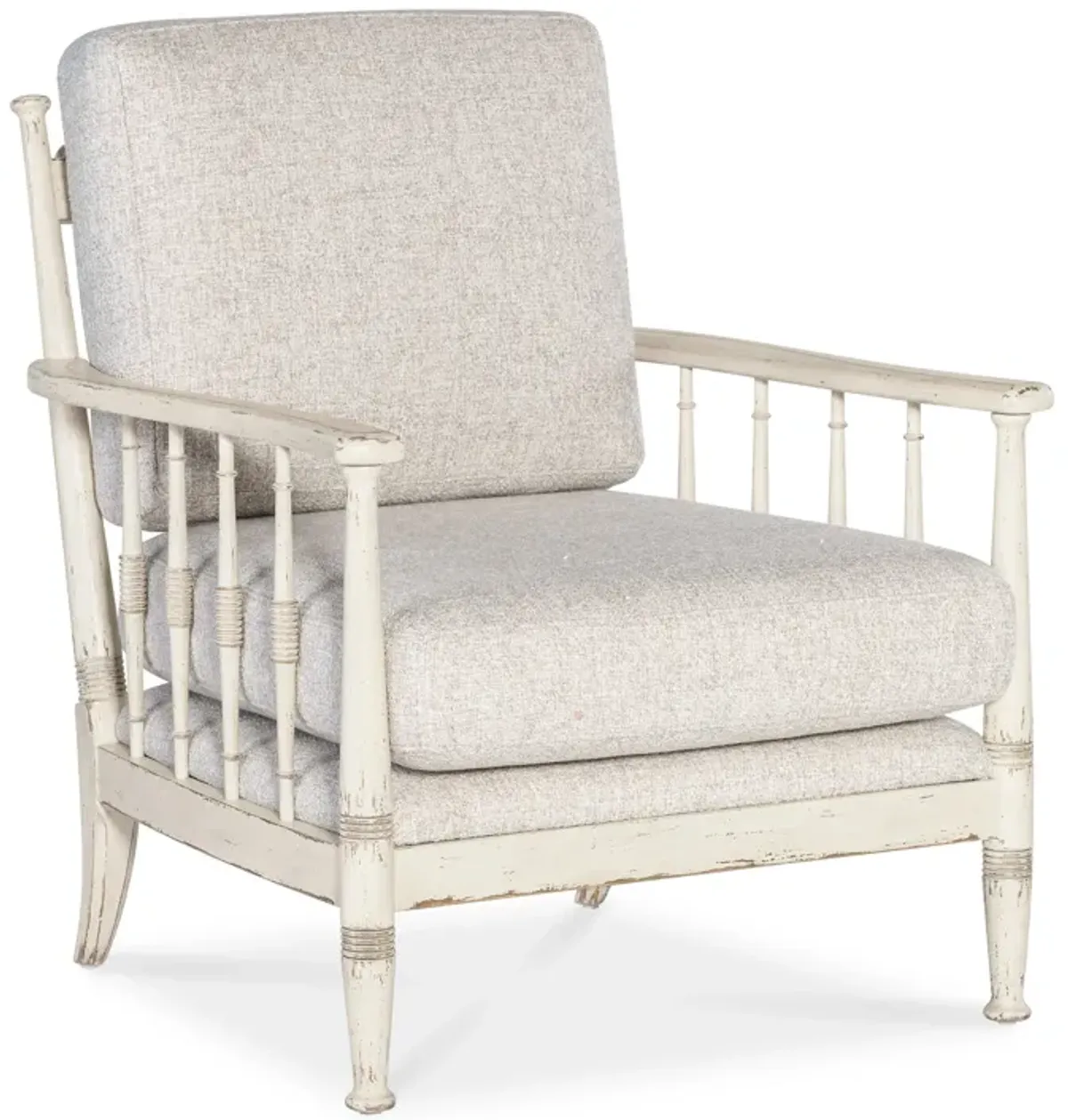 Prairie White Upholstered Chair