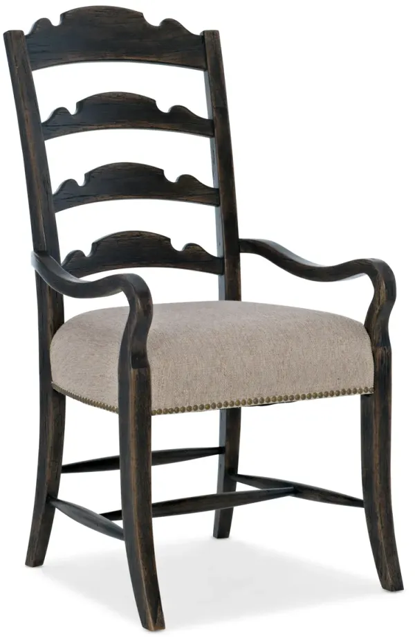 La Grange Twin Sisters Ladderback Arm Chair