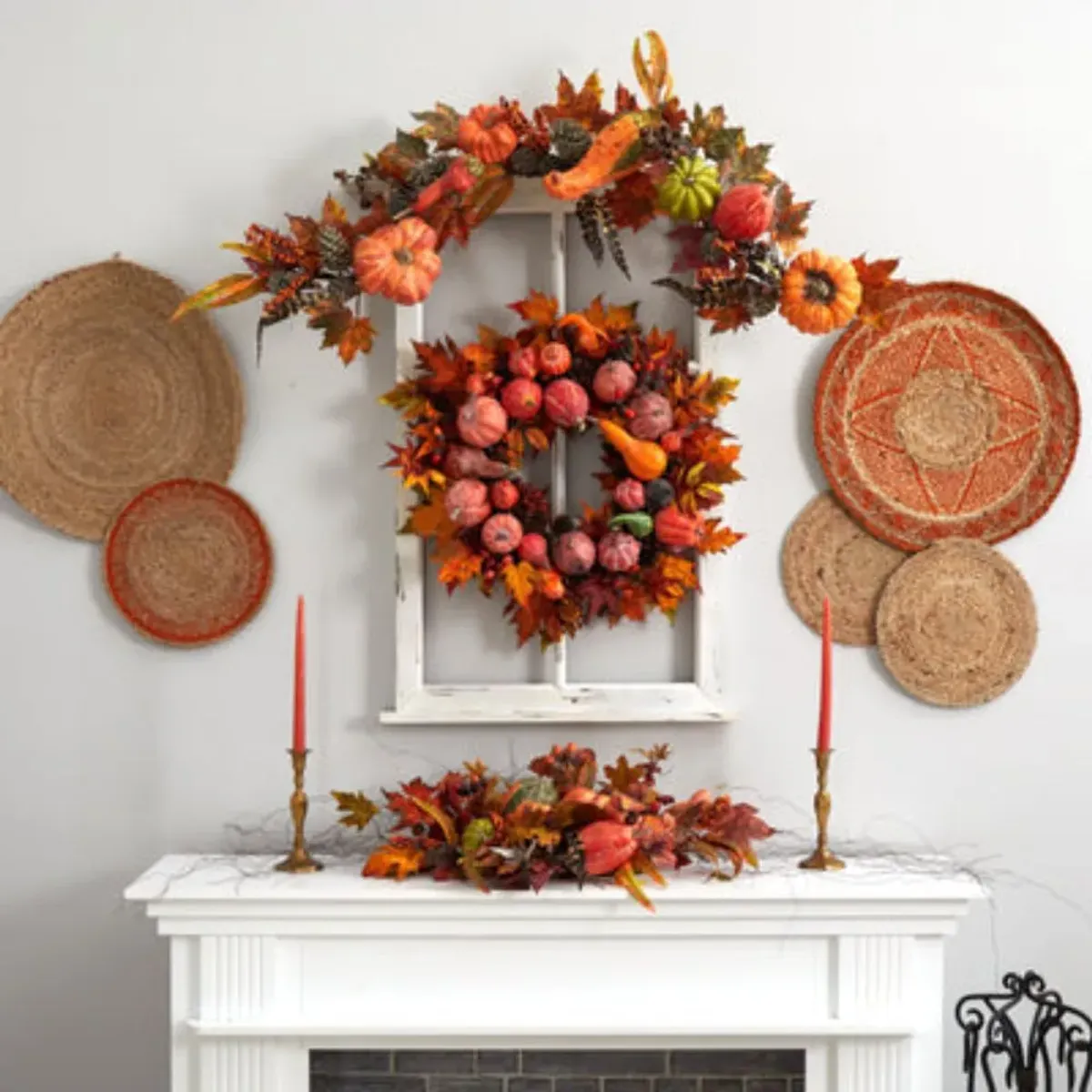 HomPlanti 28" Harvest Wreath