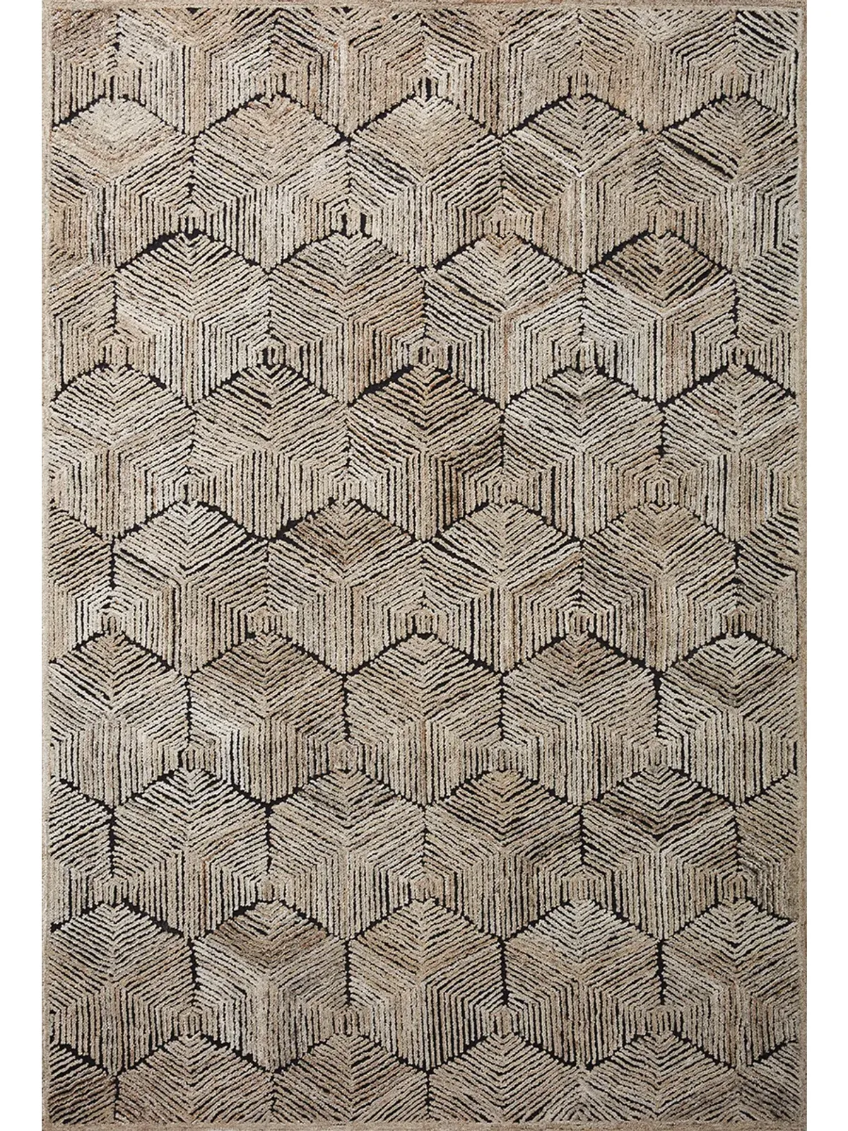 Prescott PRE02 Beige 3'6" x 5'6" Rug