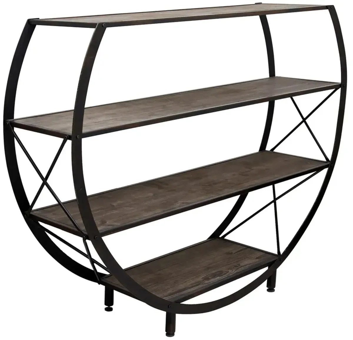 Santa Monica Circle Bookcase