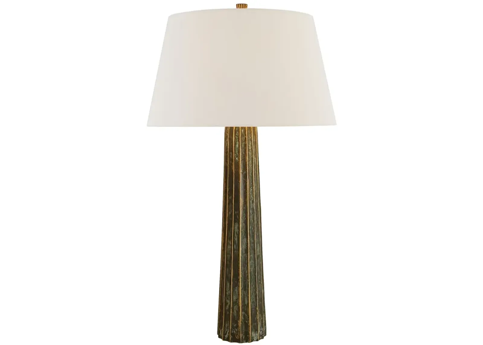 Fluted Spire Large Table Lamp