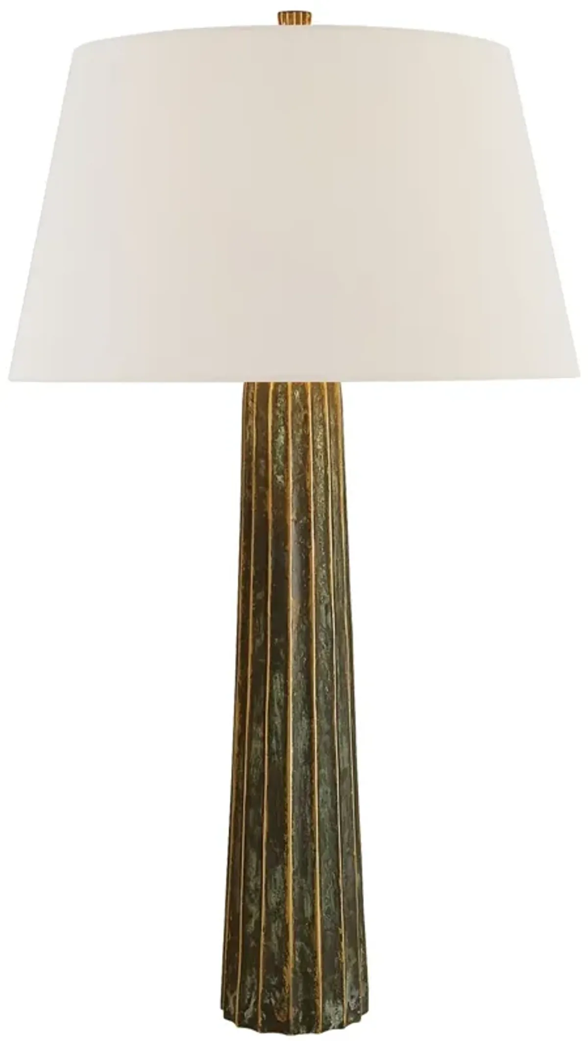 Fluted Spire Large Table Lamp