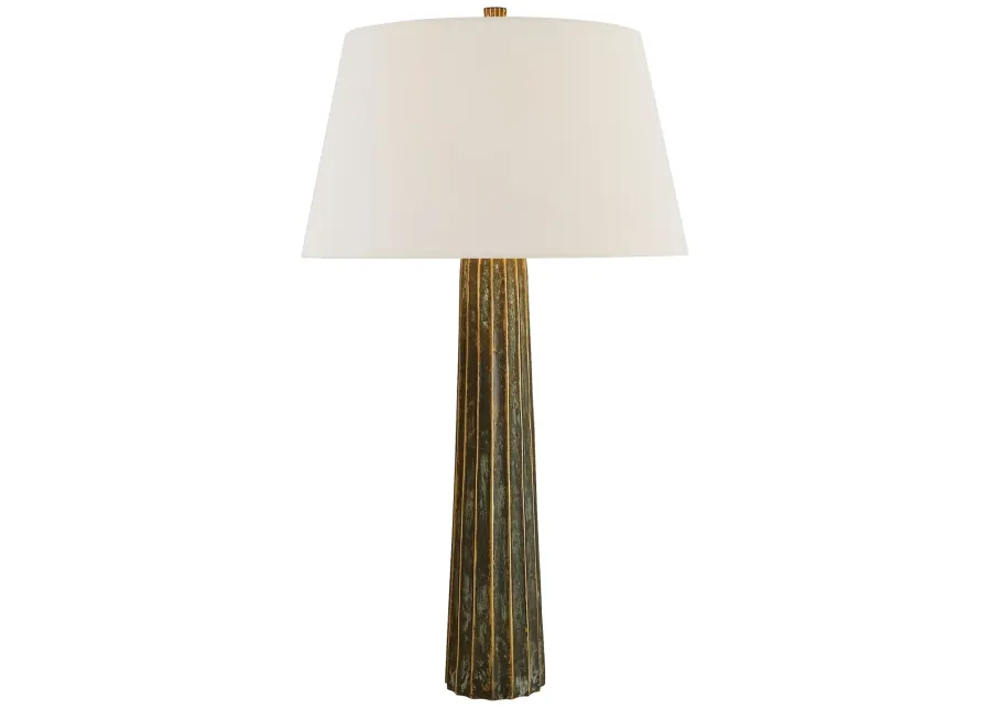 Fluted Spire Large Table Lamp