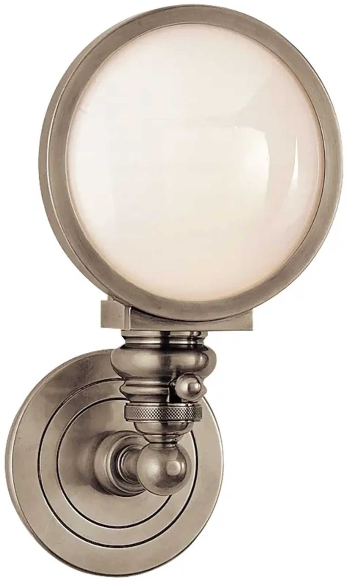 Boston Head Light Sconce in Antique Nickel