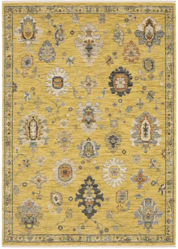 Lucca 2' x 6' Yellow Rug