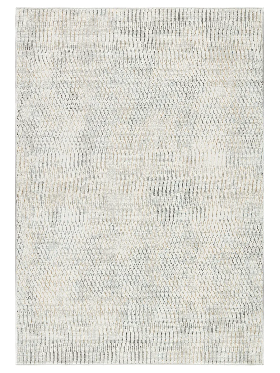 Melo Pierre Gray 9'3" x 12' Rug